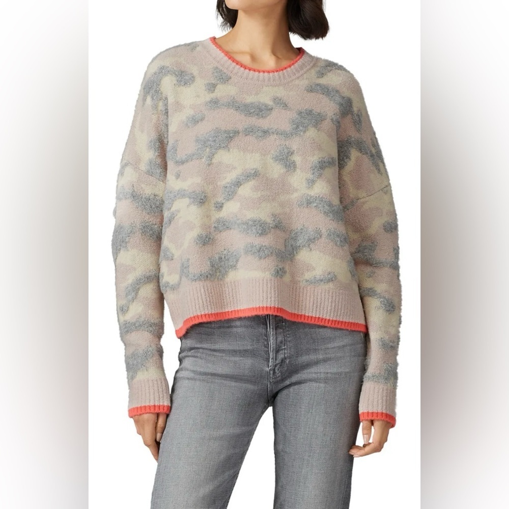 Anthropologie Central Park West Bush Camo Crewneck Sweater - Size XS